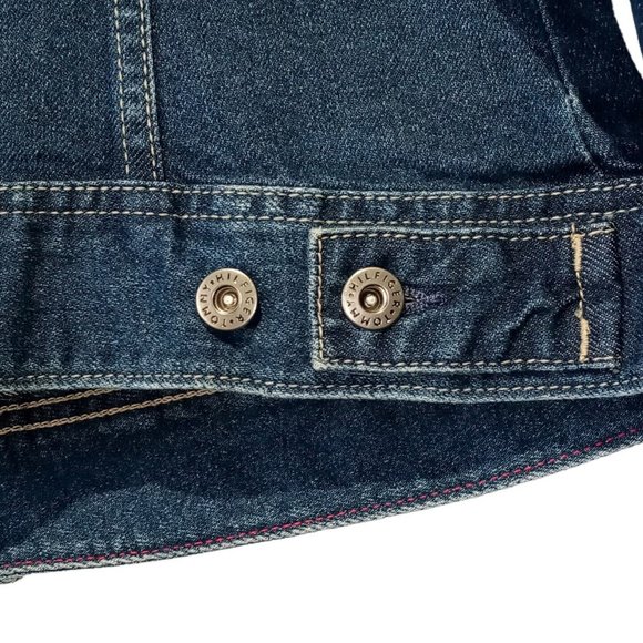 Tommy Hilfiger Jacket size Large Denim Boy or Girl Great Condition Cotton - Picture 5 of 10